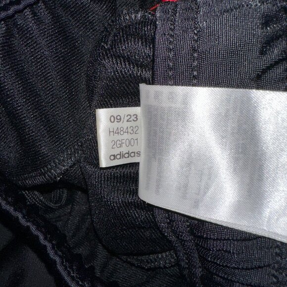 Adidas Men's Black Pants with Red Stripes - Picture 7 of 7